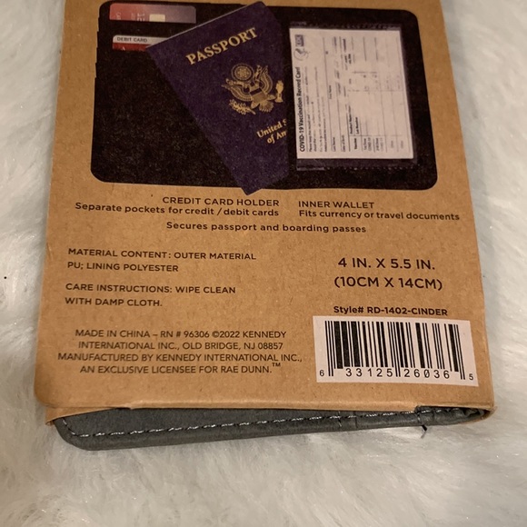 Rae Dunn RFID Passport Holder - Picture 5 of 5